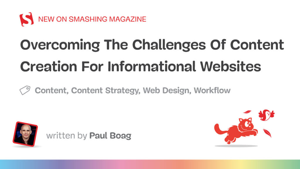 Superando os desafios da criação de conteúdo para sites informativos - Smashing Magazine 72 Superando os desafios da criação de conteúdo para sites informativos - Smashing Magazine