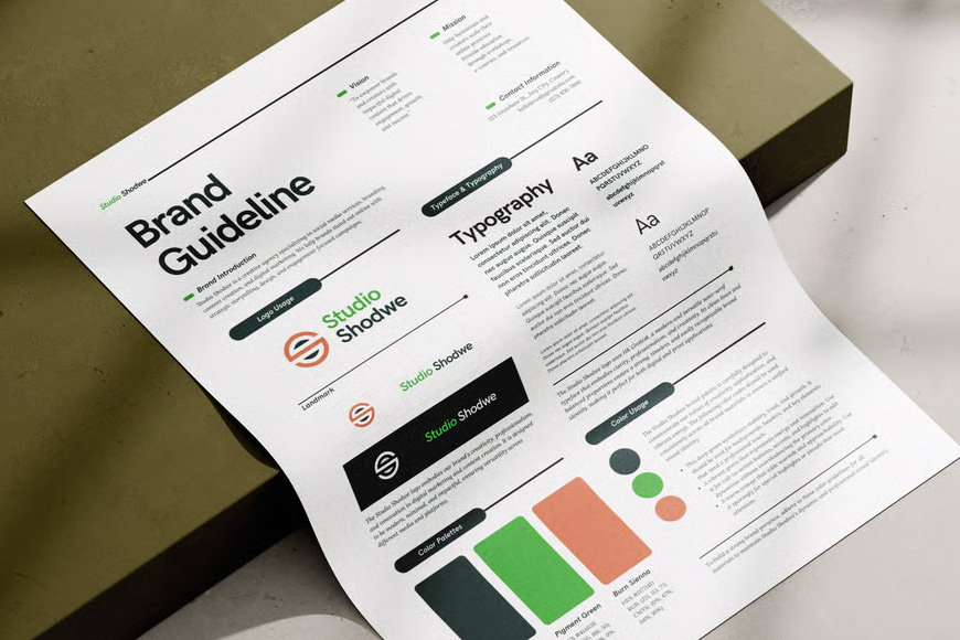 Creative Brand Guidelines Posters For Visual Branding