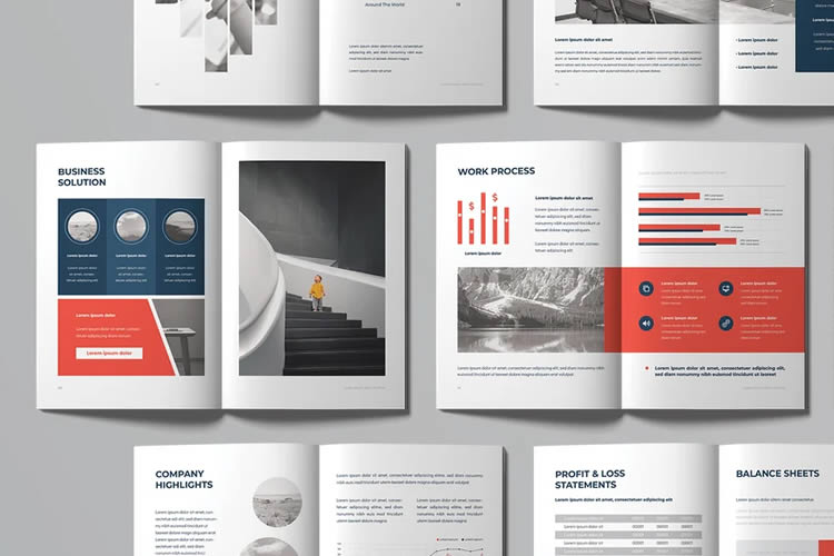 Mais de 30 melhores modelos de relatório de negócios e corporativos para o InDesign & Photoshop em 2025 - Speckyboy