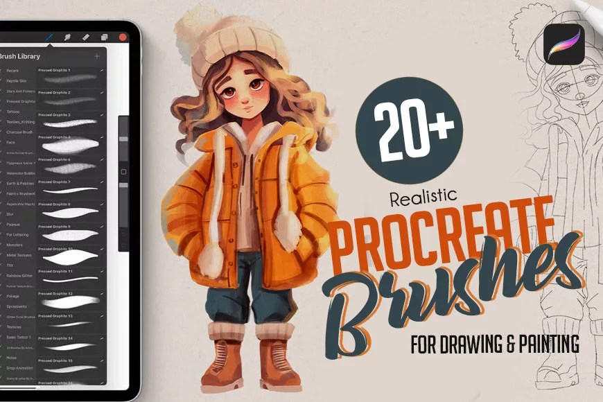 Procreate Brushes for Drawing and Painting