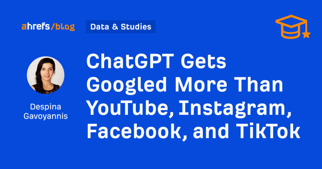 ChatGPT é mais pesquisado no Google do que YouTube, Instagram, Facebook e TikTok 1 ChatGPT é mais pesquisado no Google do que YouTube, Instagram, Facebook e TikTok