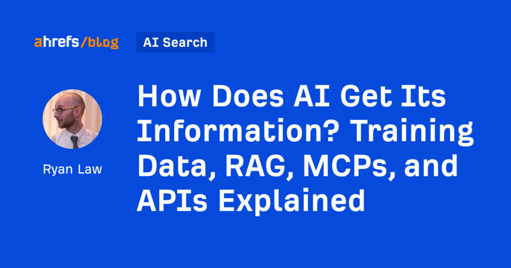 Como a IA obtém suas informações? Dados de treinamento, RAG, MCPs e APIs explicados 29 Como a IA obtém suas informações? Dados de treinamento, RAG, MCPs e APIs explicados