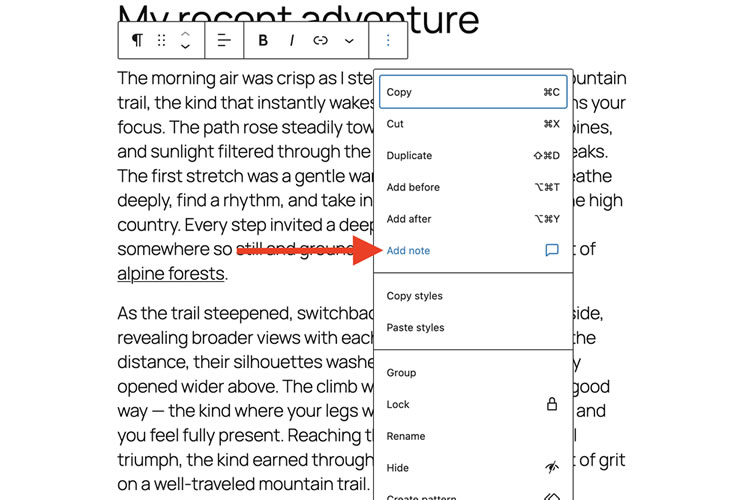 Como usar notas de bloco do WordPress – Speckyboy 14 Como usar notas de bloco do WordPress – Speckyboy